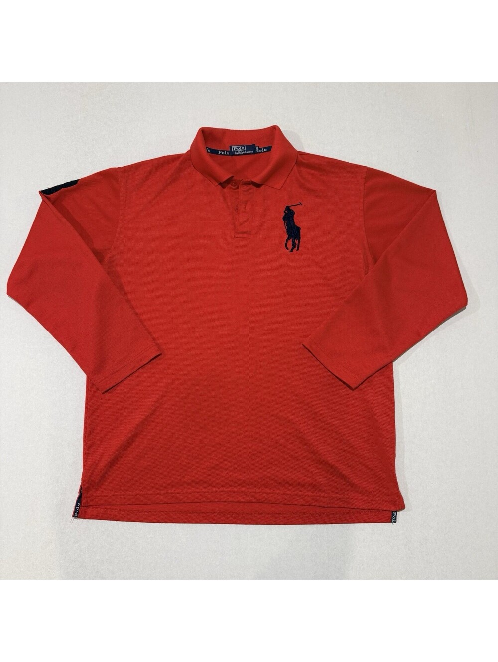 Polo Ralph Lauren Big Pony Rugby Polo Red Shirt Size 2XL Men’s